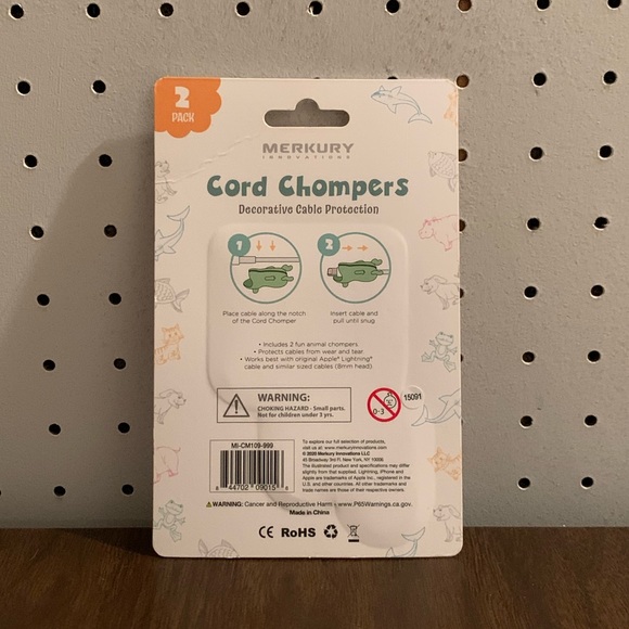 🐸 [4/$25] MERKURY CORD CHOMPER DECORATIVE CABLE PROTECTION FROG & HIPPO 🦛 - Picture 2 of 2